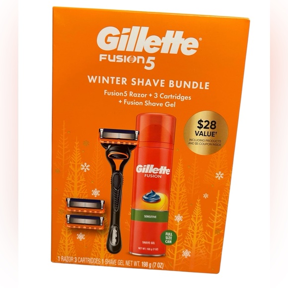 Gillette Other - Fusion5 Men’s Winter Shave Bundle